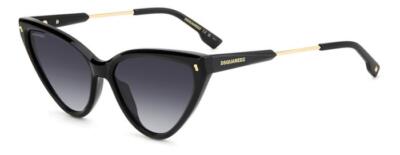 Dsquared2 Sunglasses D2 0134/S  807/9O Black grey Woman