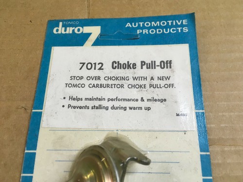 NEW - TOMCO 7012 Carburetor Choke Pull-Off - Picture 2 of 6