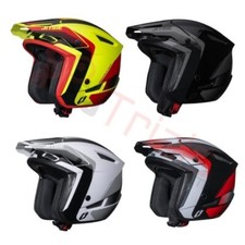 JITSIE 2025 TRIALS HELMET HT1 RIZE RED WHITE YELLOW GREY  S M L XL
