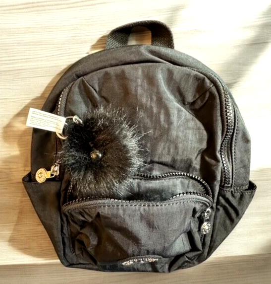Kipling ZINNA Black Backpack with Monkey Fob NEW | eBay display picture 2