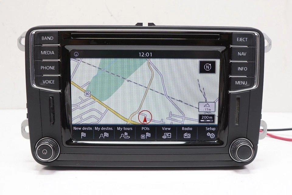 Unidad de navegación radio navegación VOLKSWAGEN CC PASSAT AM-FM sintonizador CD OEM 2016-2019 Foto 2 de 4