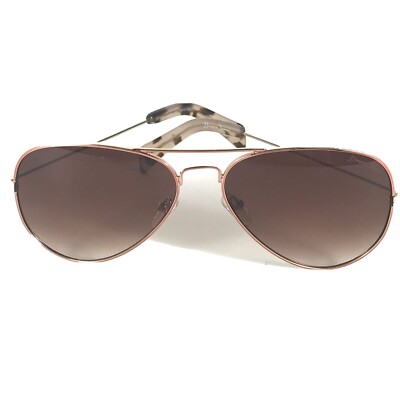 Draper James Gold Frame Aviator Sunglasses with Brown Lenses Draper James Gold Frame Aviator Sunglasses with Brown Lenses main image 3