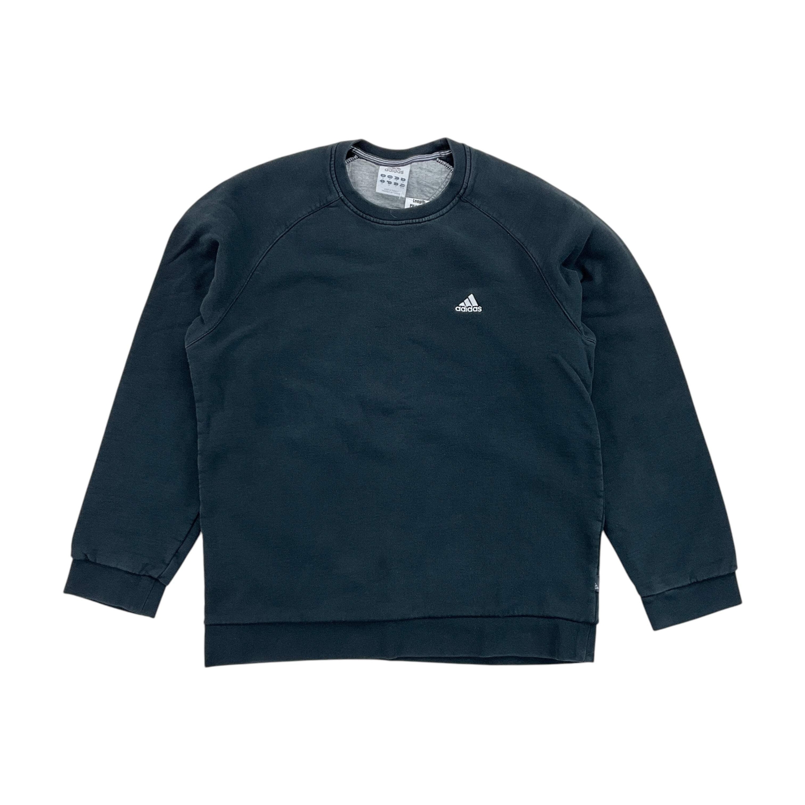 Adidas Basic 2000s Pullover Navy Sweatshirt - Med… - image 1