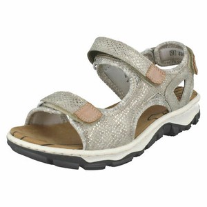 Damen Rieker 68852 Weiß Kombination Haken & Schlaufe Riemen Girls Rieker Sandals K2242 | eBay