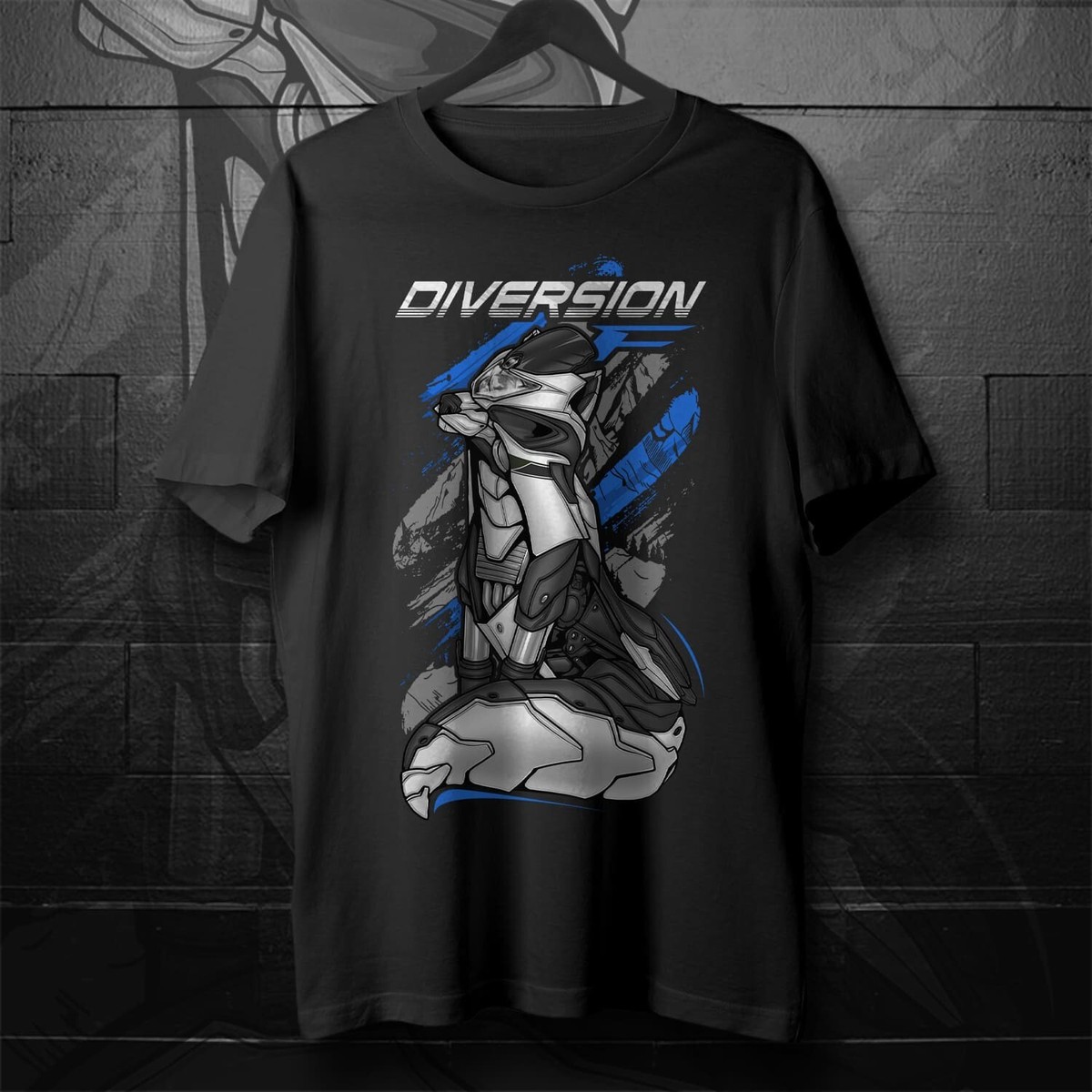 Yamaha XJ6 Diversion F 2010-2017 Arctic Fox T-Shirt, Motorcycle