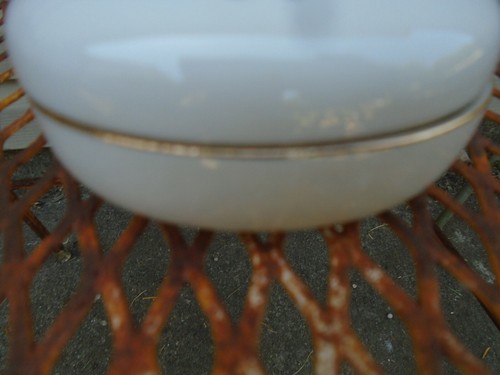 Vintage Porzellan Schmuckschatulle Floral Süß Erinnerung Medaille Liebe Deckel - Bild 7 von 7