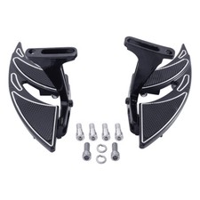 CNC Passenger Floorboard FootBoard Bracket For HarleyTouring Street Glide 93-Up