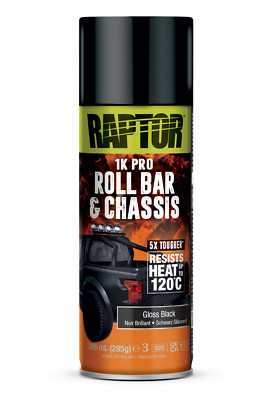 RAPTOR Roll Bar & Chassis Gloss Black schwarz glanz Überrollbügel & Chassis 120°