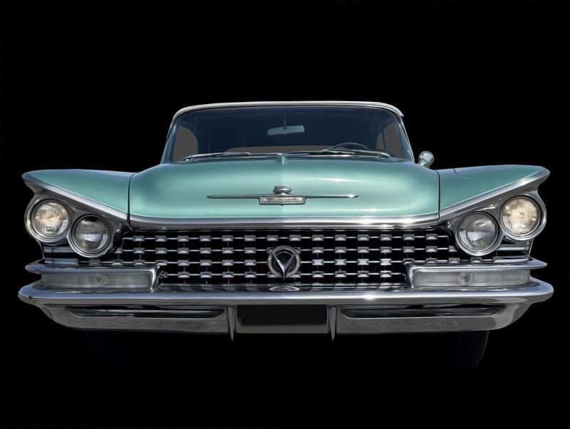 1959 Buick Electra 225 Front End Shot NEW METAL SIGN: 9 x 12