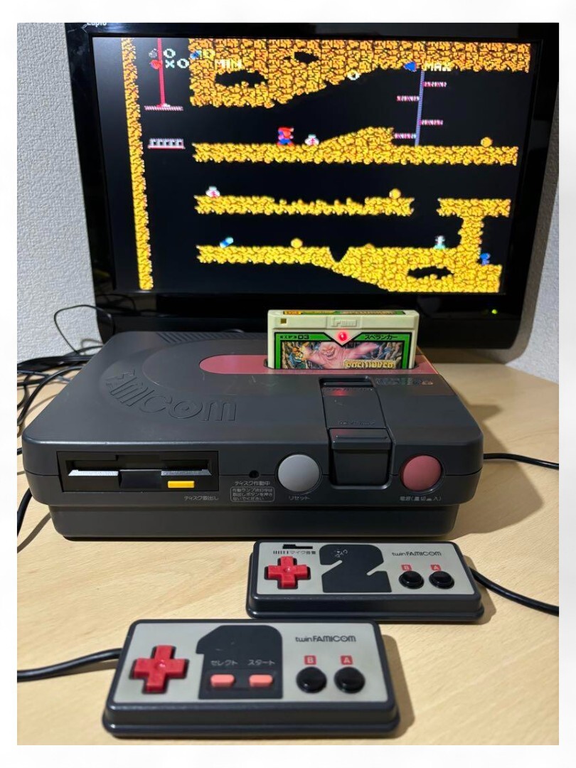 SHARP - SHARP twin FAMICON AN-500B ブラック JUNK SHARP Twin Famicom Disk System FC FCD AN-500B Black