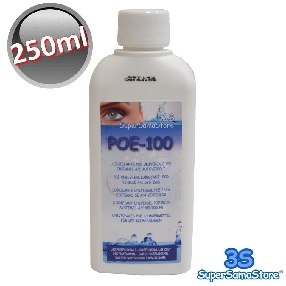 SUPERSAMASTORE 3S Kompressor�l POE 100 f�r R410A R407C 250 ML Klimaanlagen�l Klima�l �l NEUE