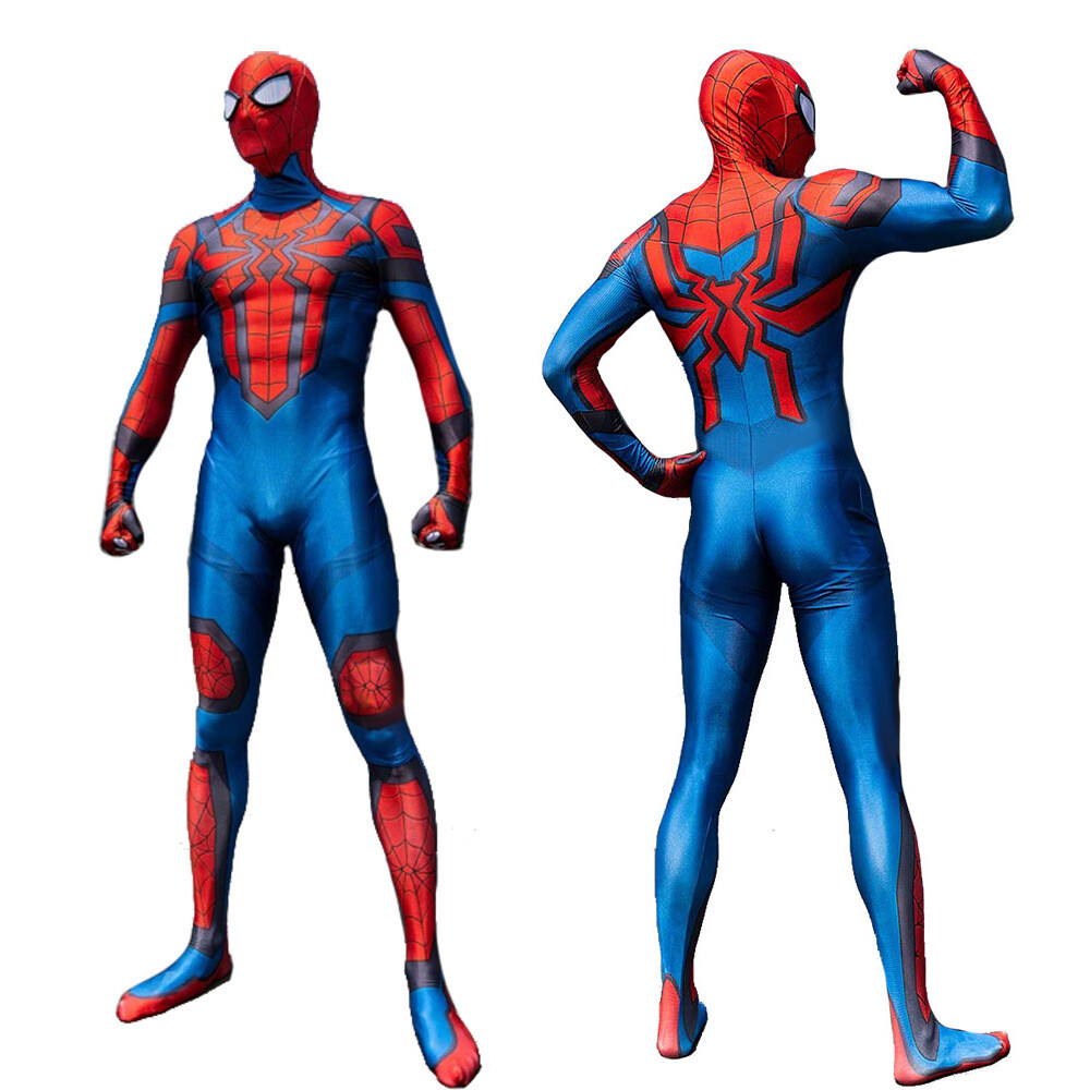 Animación Spider-Man Mono Spiderman Disfraz de Juegos con disfraces para Adultos Niños Halloween
