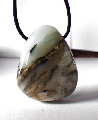 JEWELLERY PIECE PENDANT Andean Opal Cabochon Drilled NEW Healing Stone 