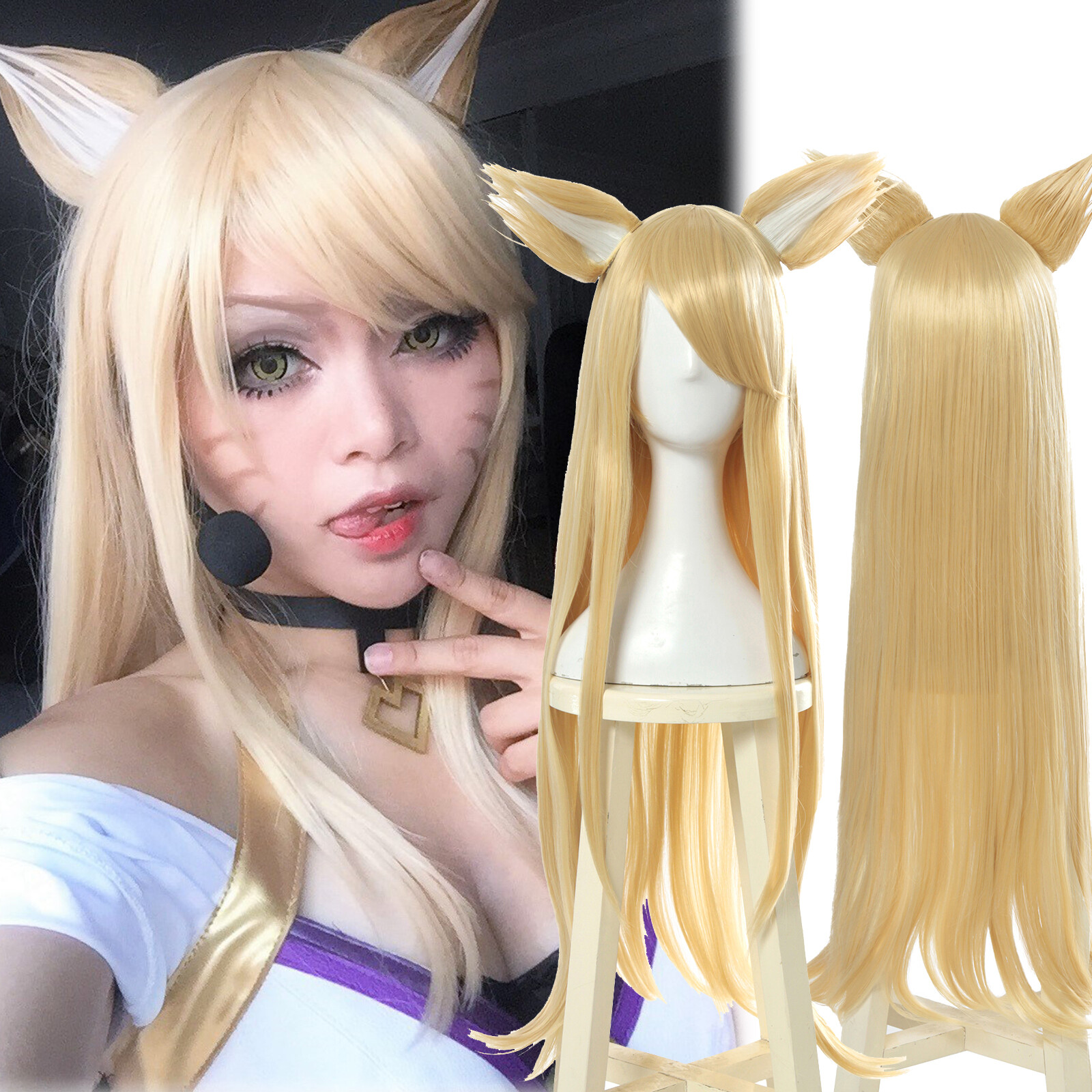 blonde cosplay