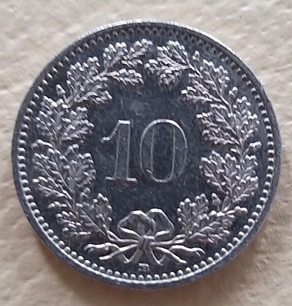 Coin, Switzerland, 10 Rappen, Confoederatio Helvetica 2004 KM# 29a