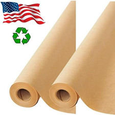 2 Rolls PACK - Brown Kraft Paper Made in USA 17.75  X 1200  per Roll 200 Feet 