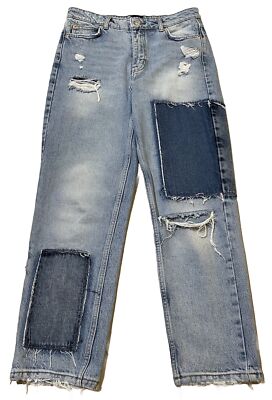 BDG Urban Outfitters Jeans Distressed Patch Work Slim Straight