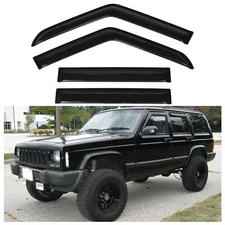 For 84-01 Jeep Cherokee Window Visor Rain Vent Shade Guard Deflector -Wholesale