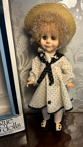 1977 Vintage VOGUE Brikette 16" Vinyl DOLL Original Nautical Dress & Box - Picture 3 of 19