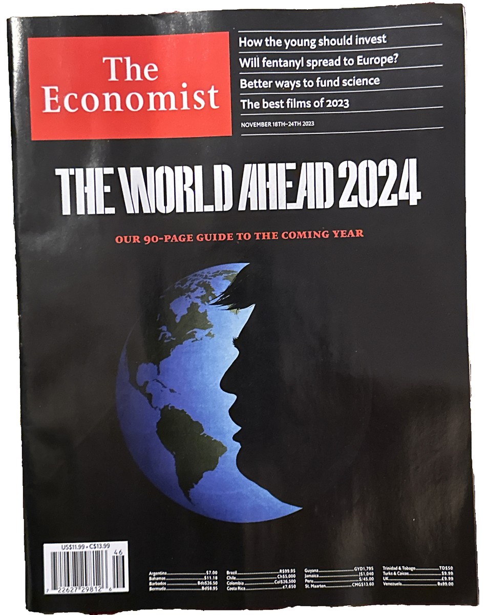 THE ECONOMIST MAGAZINE NOVEMBER 2023 THE WORLD AHEAD 2024 | eBay