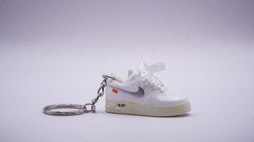 LLAVERO MINI ZAPATILLAS BAJAS BLANCO ROTO NIKE AIR FORCE 1 **ENVÍO REINO UNIDO** - Imagen 10 de 28