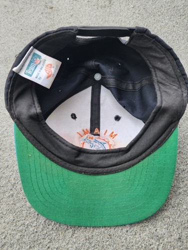 Gorra gorra negra vintage con logotipo de los Miami Dolphins Team NFL AJD - Imagen 5 de 6