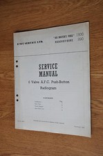 HMV 1351 Marconiphone 893 Radiogram Genuine Service Manual