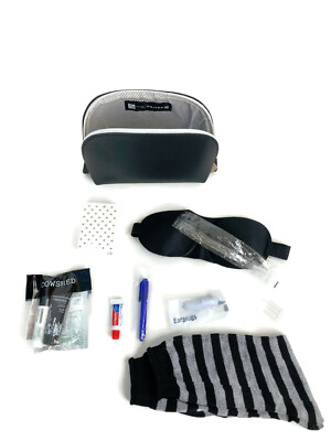 Saks Fifth Avenue  Toiletry Bag For United Airlines Unused Toiletries Included