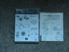 Stampin' Up Retired Photopolymer Stamp Set Forever Lovely Bundle