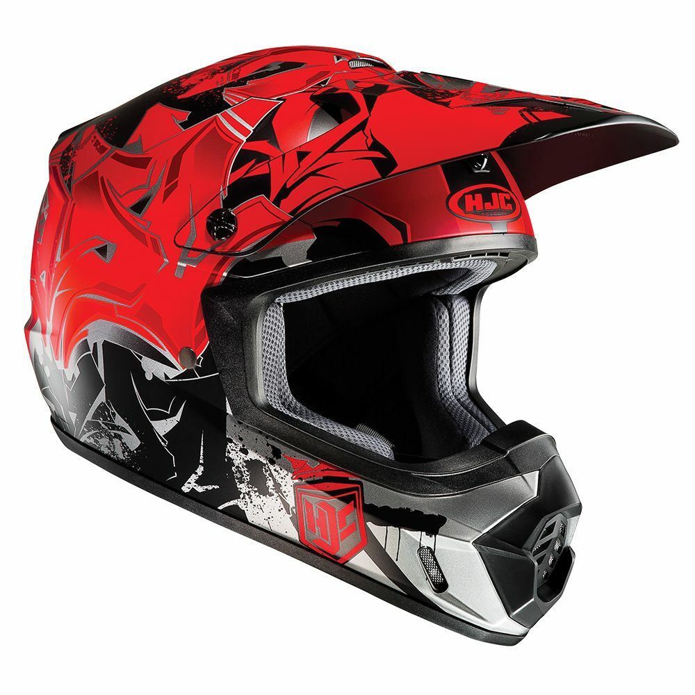 HJC CS MX II 2 Off Road MX Adult Motorcycle Helmet - Graffed Red
