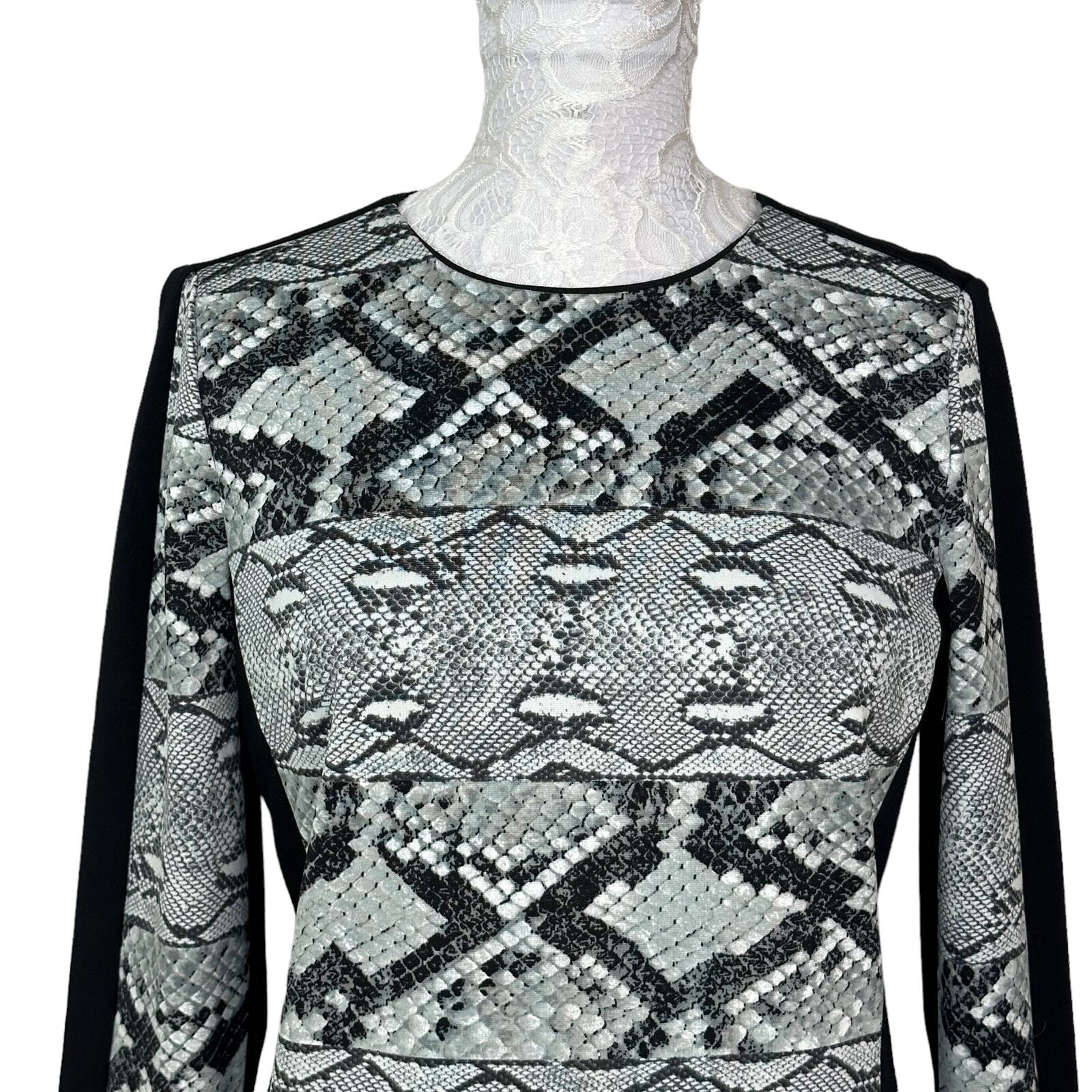 Michael Michael Kors Snake Skin Python Front Blac… - image 6