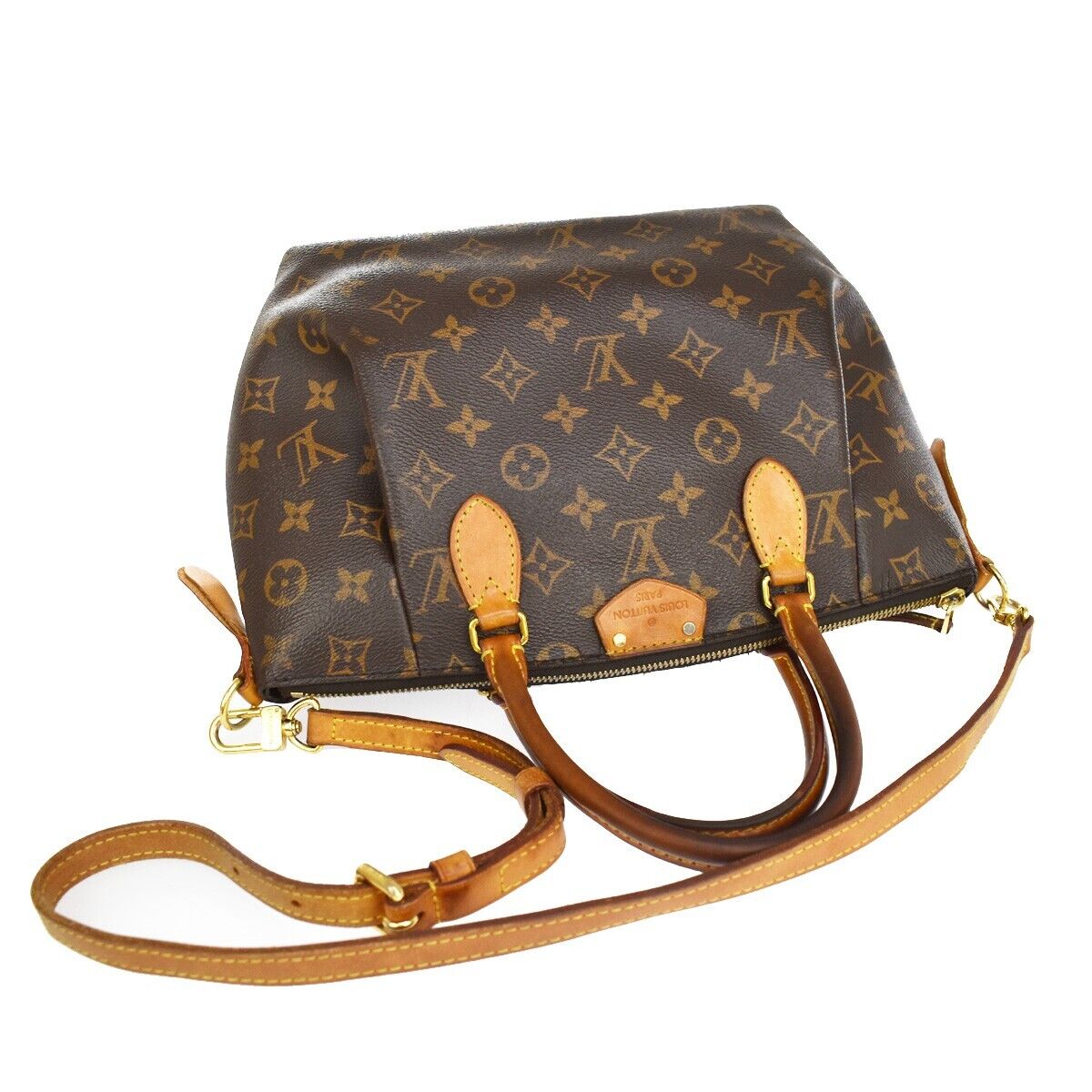 LOUIS VUITTON Turenne PM 2Way Hand Bag Monogram Leather LOUIS VUITTON Turenne PM 2Way Hand Bag Monogram Leather