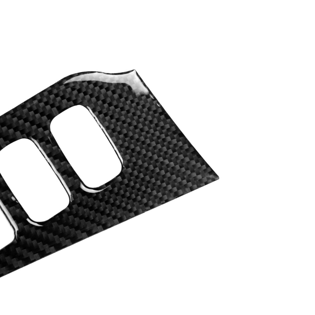 Carbon Fiber Light Control Panel Cover Trim For Mitsubishi Lancer 2008