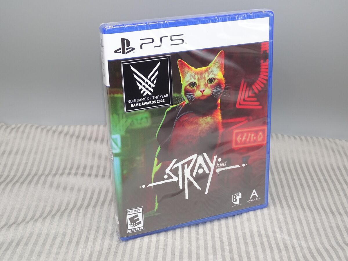 STRAY (Playstation 5) PS5 - CAT GAME! - ***BRAND NEW FACTORY SEALED***