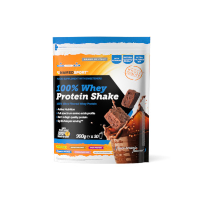 Named Sport 100% Whey Protein Shake Proteinergänzung Choco Brownie 900g
