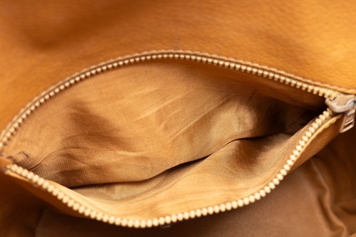 CELINE Shoulder Bag Drawstring Macadam PVC Leather Brown Authentic from JAPAN - Picture 15 of 19