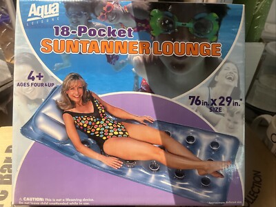 Aqua Leisure Pool Float Water Contour Cooling Lounge 76  X 29  New