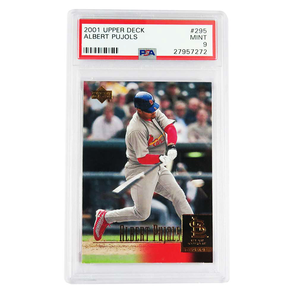 2001 Upper Deck Albert Pujols RC Rookie #295 PSA 9 | eBay