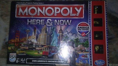 Monopoly Here & Now 2015 Parker Brothers mint condition