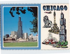 Postcard Sears Tower Chicago Illinois USA North America