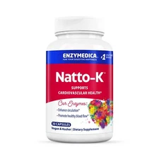Nattokinase Heart Support Enzymes Supplement for Healthy Circulation 30 Count