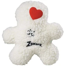 Zanies Embroidered Berber Boy Dog Toys, White