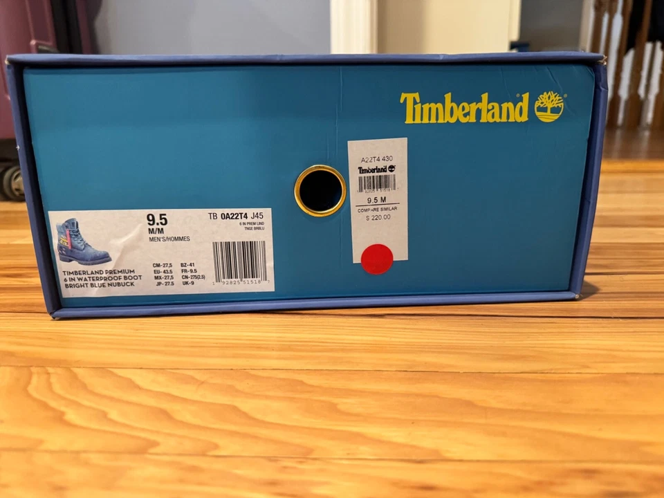 RARO Timberland X Bob Esponja Pantalones Cuadrados Premium 6 Pulgadas Botas Impermeables Para Hombres 9.5 Foto 2 de 4