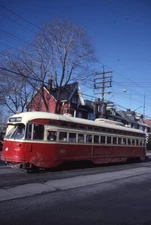 TTC? Trolley Streetcar TORONTO ON? Original 1980 Photo Slide
