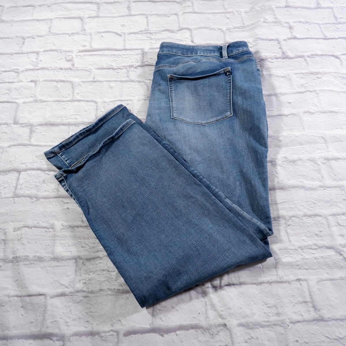 M Jeans Maurices High Rise Medium Wash Button Fly Womens Blue