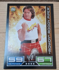 Rowdy Roddy Piper WWE Slam Attax Card – Topps – Legends / 2008 Series – Collect