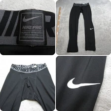 Nike Pro Cool Tights Men XL Black Compression Pants Jog Gym Running Workout Read