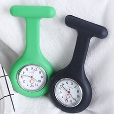 1x Silicone Nurse Watch Pocket Brooch Pendant Nursing Clip Tunic Medical Fob