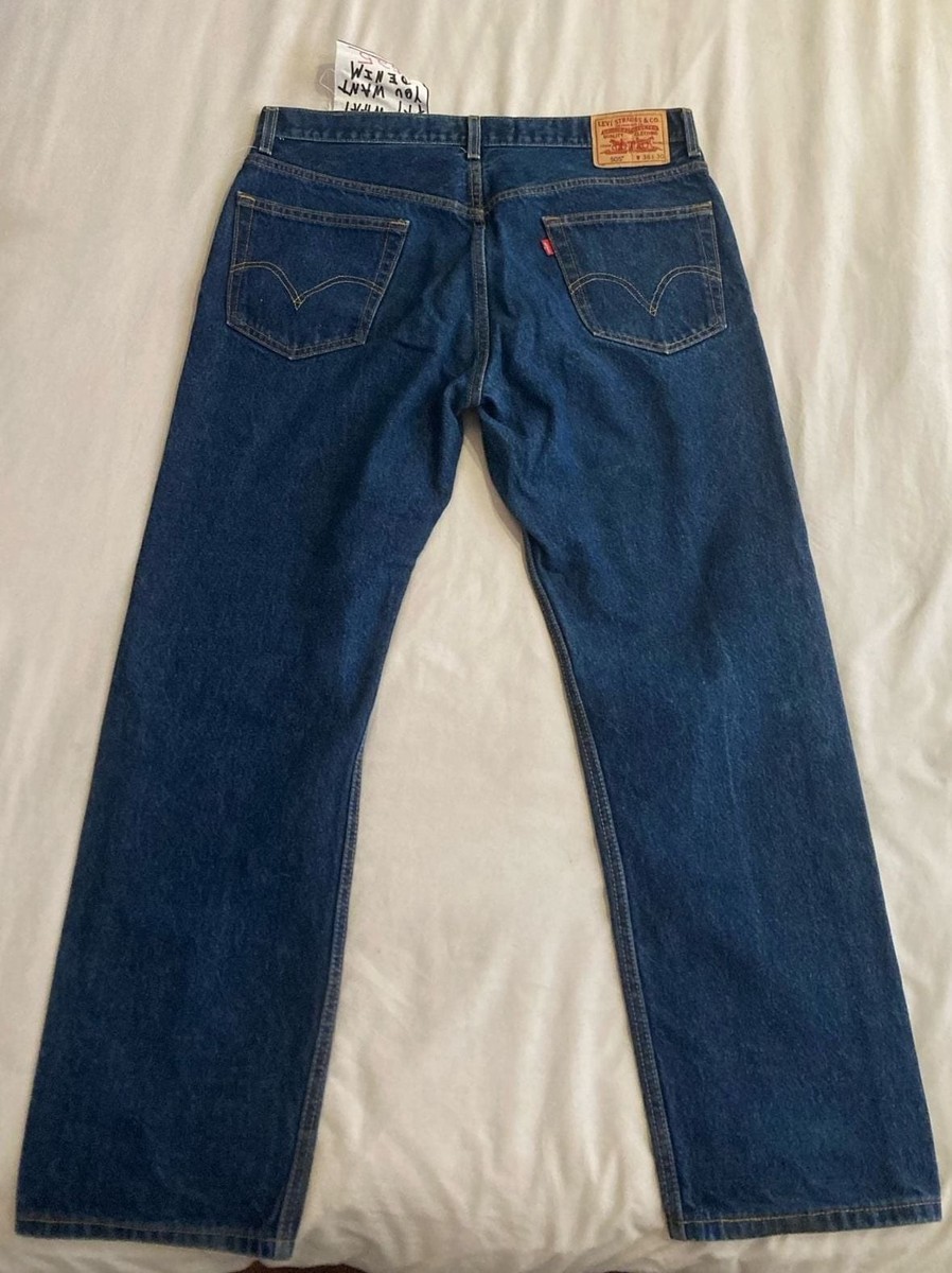Asspizza Levi's 505 Regular Fit Jeans View 6