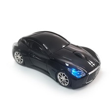 Wireless Car Shaped 3D Mouse For Computer Laptop PC 2.4Ghz USB 1600DPI Black New